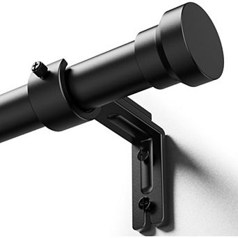 Curtain Rods 32-144 Inch, Heavy Duty 1 Inch Adjustable Curtain Rod for Windows