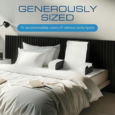 Bed Rest Pillow: Plush Armrest, Comfortable Support for Reading, Gaming, TV, or Post-Surgery