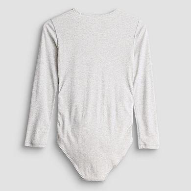 Girls 6-20 SO® Adaptive Long Sleeve Tee Bodysuit