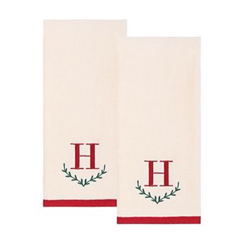 St. Nicholas Square® Monogram Hand Towel 2-Pack Set