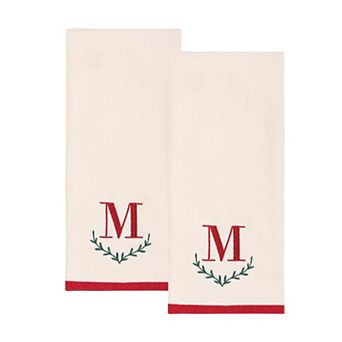 St. Nicholas Square® Monogram Hand Towel 2-Pack Set