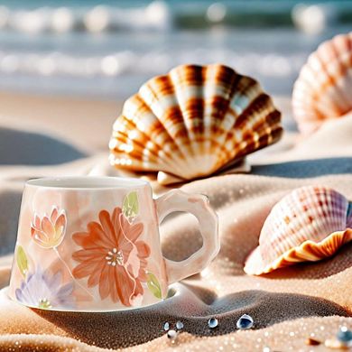 Hand-painted Ceramic Mug Personalized Gift 13oz