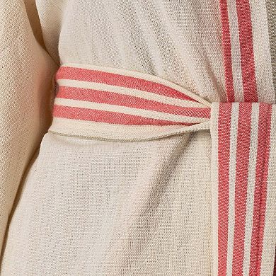 Lunara %100 Turkish Cotton Peshtamal Kimono Style Robe