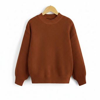Girls' Drop Shoulder Sweater
