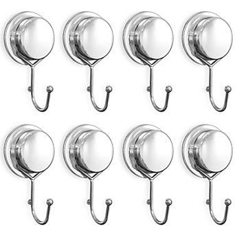 Wall Hooks for Hanging Heavy Duty Towel Coat Hooks Waterproof Hook for Bathroom Kitchen Hook 8 Pack