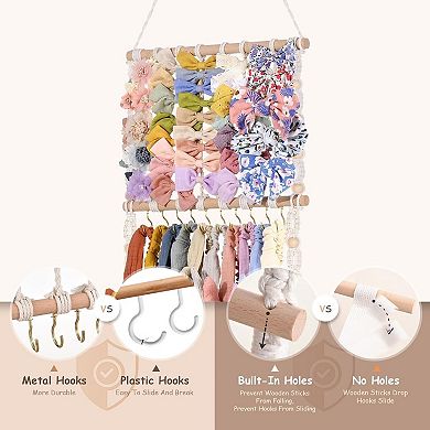 Headband Holder Bows Organizer Headband Hair Accessories Organizer Bow Hanger Storage