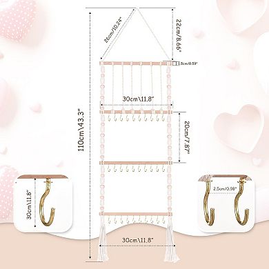Headband Holder Bows Organizer Headband Hair Accessories Organizer Bow Hanger Storage