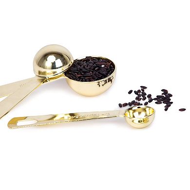 Measuring Spoons Heavy Duty Stainless Steel Set 6 Piece Liquid Dry Ingredients Cooking Baking Gift