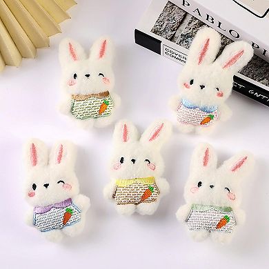 Cute Bunny Plush Keychain for Handbags and Backpacks