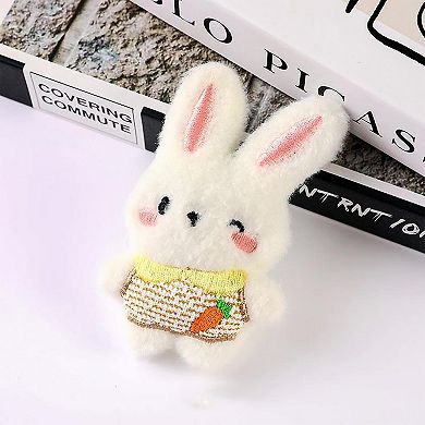 Cute Bunny Plush Keychain for Handbags and Backpacks