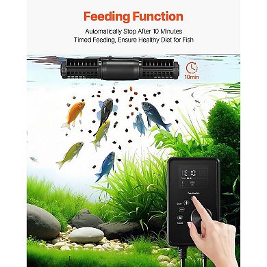 Aquarium Wave Maker Pump with 4 Wave Modes and 2380 GPH Flow for Fish Tanks