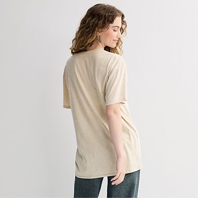Juniors' Disney's Winnie The Pooh Oversized Graphic Tee