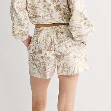 Juniors' Camo Lounge Shorts