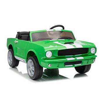 ANIXOL 24V Licensed Shelby GT350 LED Ride-On Car for Kids 2 Seater with Remote Control