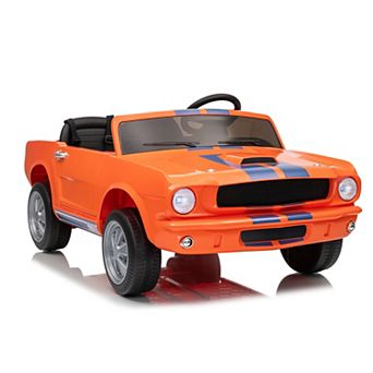 ANIXOL 24V Licensed Shelby GT350 LED Ride-On Car for Kids 2 Seater with Remote Control