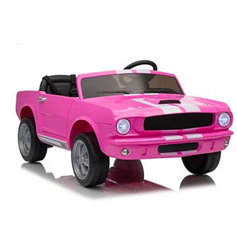 ANIXOL 24V Licensed Shelby GT350 LED Ride-On Car for Kids 2 Seater with Remote Control
