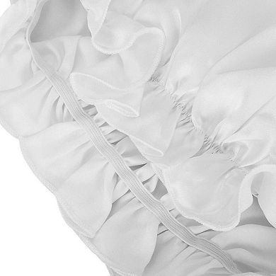 Women's Silk Satin Night Cap Elastic Sleep Bonnet Hair Care Cover