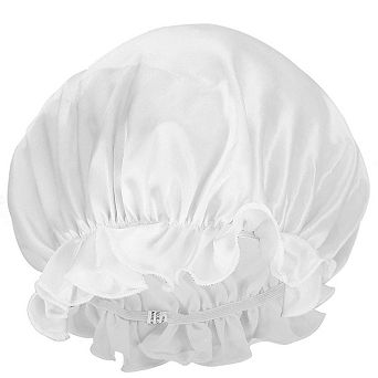 Women's Silk Satin Night Cap Elastic Sleep Bonnet Hair Care Cover