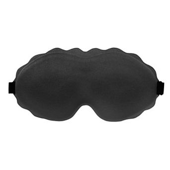 3D Contoured Sleep Mask Light Blocking Eye Mask Adjustable Strap Soft Eye Cover for Travel Sleep