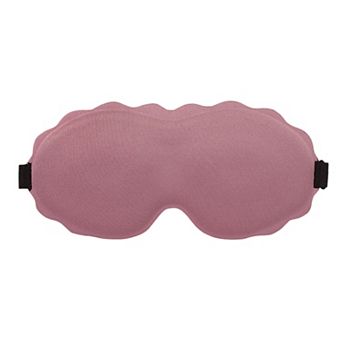 3D Contoured Sleep Mask Light Blocking Eye Mask Adjustable Strap Soft Eye Cover for Travel Sleep