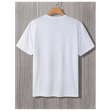 Men Stylish Color Block Tee Shirt