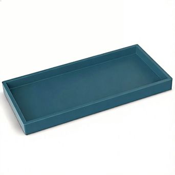 Silicone Vanity Tray Bathroom Counter Organizer