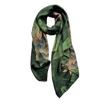 Long Silk Like Scarf Lightweight Satin Shawl Wrap Sunscreen