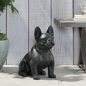 KWPZQEB Cast Stone French Bulldog Garden Statue