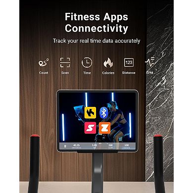 HARISON 350 lbs Capacity Magnetic Exercise Bike for Home Gym,with APP Connectivity(HRK-X15 Black)