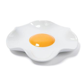 Fried Egg Ceramic Spoon Rest House warming Gift