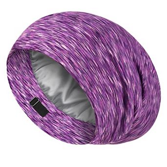 Mulberry Silk Sleep Cap Anti Frizzy Hair Stay On Wrap Adjustable Strap Unisex Adult