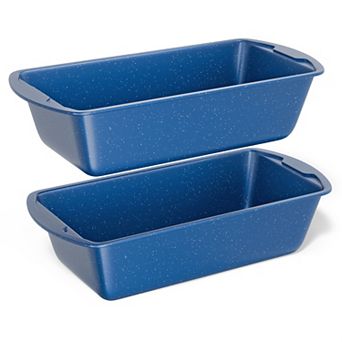 Nonstick Carbon Steel Loaf Pan Set, 10.2” & 11” Bread Baking Pans, Oven Safe 450°F, Pack of 2
