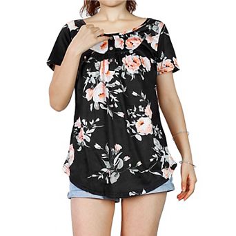 Women’s Floral Button Blouse