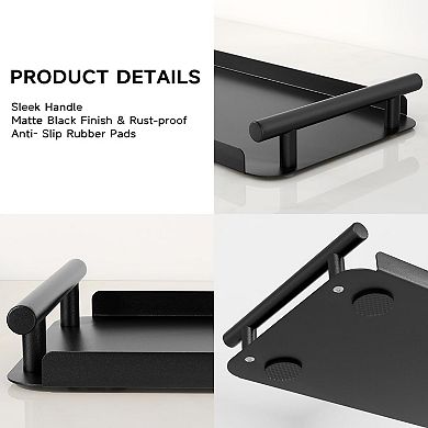 Silicone Soap Dispenser Tray Countertop 2pc