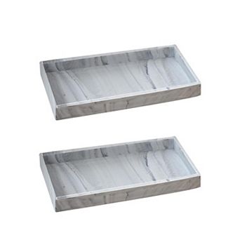 Silicone Soap Dispenser Tray Countertop 2 pc