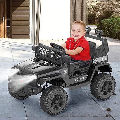 ANIXOL 12V Kids Ride-On Electric Car, Remote Control, Dual Motors, Single Seat