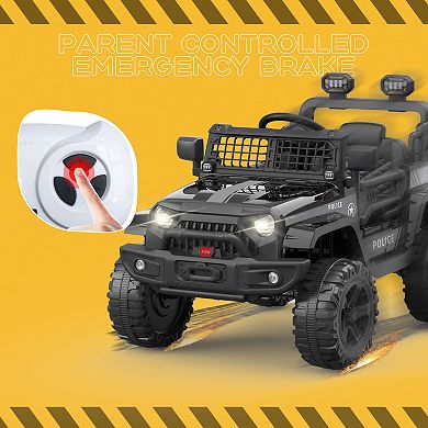 ANIXOL 12V Kids Ride-On Electric Car, Remote Control, Dual Motors, Single Seat