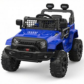 ANIXOL 12V Kids Ride-On Electric Car, Remote Control, Dual Motors, Single Seat