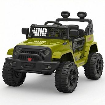 ANIXOL 12V Kids Ride-On Electric Car, Remote Control, Dual Motors, Single Seat