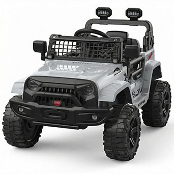 ANIXOL 12V Kids Ride-On Electric Car, Remote Control, Dual Motors, Single Seat