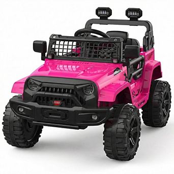 ANIXOL 12V Kids Ride-On Electric Car, Remote Control, Dual Motors, Single Seat