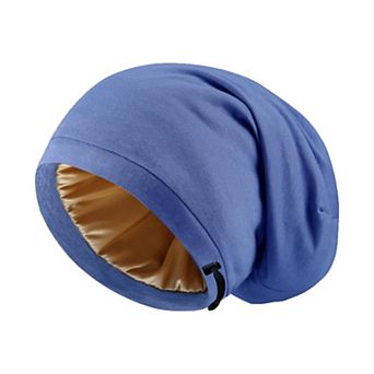 Adjustable Silk Bonnet Satin Sleep Cap Curly Hair