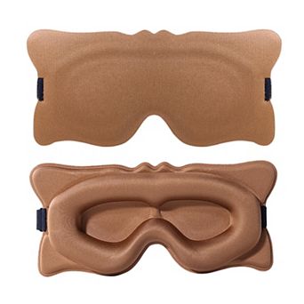 Contoured Sleep Mask Light Blocking Eye Mask Adjustable Strap Eye Cover for Travel Nap Night Sleep