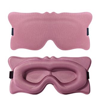 Contoured Sleep Mask Light Blocking Eye Mask Adjustable Strap Eye Cover for Travel Nap Night Sleep
