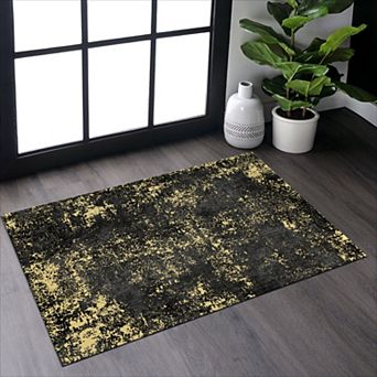 KWPZQEB Bohemian Washable Rug Doormat Rug for Bathroom, 24" X 36"
