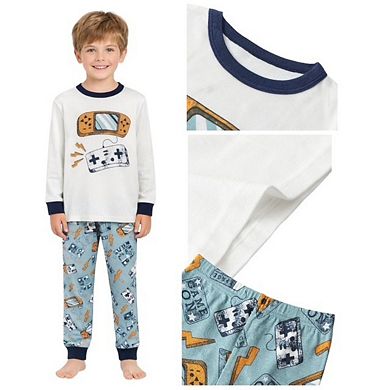 Boys 2 Pack Full Set Pajamas Snug Fit