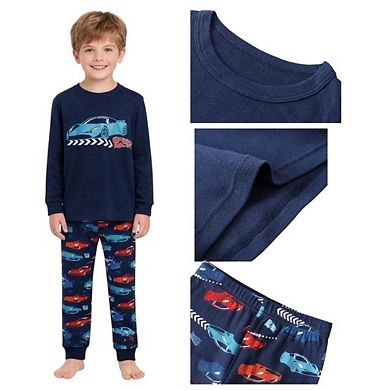 Boys 2 Pack Full Set Pajamas Snug Fit
