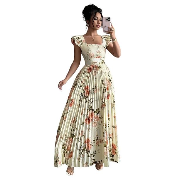 dress black and white formal Black White Colorblock Gown main image 0