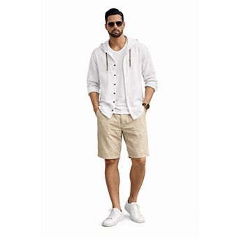 Men Casual Linen Summer Top