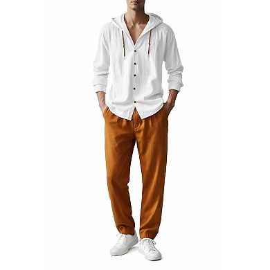 Men Casual Linen Summer Top